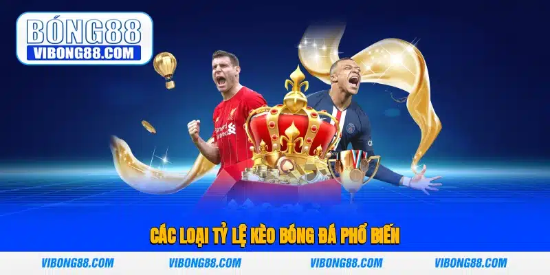 Những loại tỷ lệ cược bóng đá phổ biến